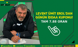 Levent Ümit Erol'dan Günün İddaa Kuponu!