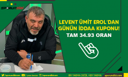 Levent Ümit Erol'dan Günün İddaa Kuponu!