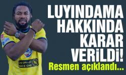 Christian Luyindama hakkında karar verildi!