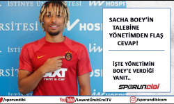 Sacha Boey'in talebine yönetimden cevap!