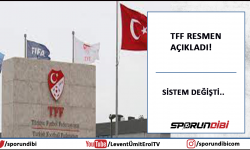 TFF, resmen açıkladı! Sistem değişti..
