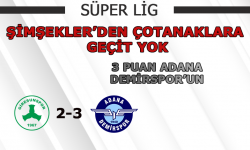 Şimşekler'den Çotanaklara geçit yok!