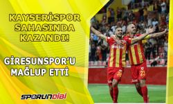 Kayserispor sahasında kazandı!