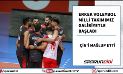 Erkek Voleybol Takımı, zafer ile başladı