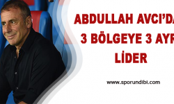 Abdullah Avcı'dan 3 Ayrı Bölgeye 3 Lider