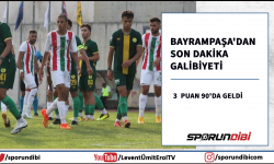 Bayrampaşa'dan son dakika galibiyeti