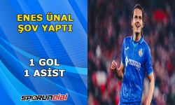 Enes Ünal, şov yaptı