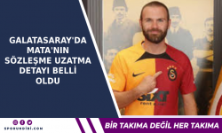 Galatasaray'da Mata'nın sözleşme uzatma detayı belli oldu