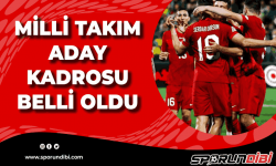 A Milli Takımımızın aday kadrosu açıklandı!