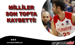 A Milli Erkek Basketbol Takımımız son topta kaybetti