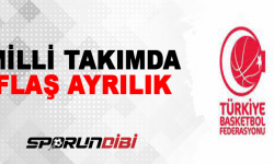 Milli Takımda flaş ayrılık!