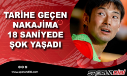 Tarihe geçen Nakajima 18 saniyede şok yaşadı