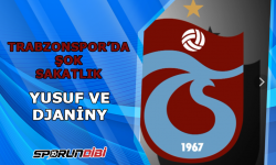 Trabzonspor'da şok sakatlık! Yusuf Yazıcı ve Djaniny