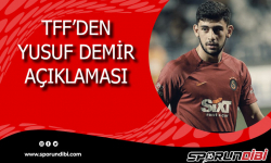 TFF'DEN, Yusuf Demir Açıklaması