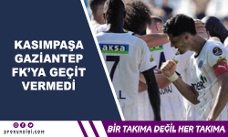 Kasımpaşa Gaziantep FK'ya Geçit Vermedi