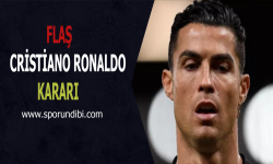 Flaş Cristiano Ronaldo kararı! Resmen açıklandı
