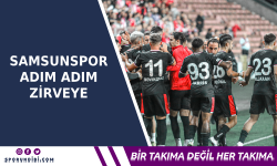 Samsunspor adım adım zirveye