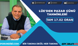 Lüe'den Pazar Günü Tahminleri