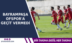 Bayrampaşa Ofspor'a geçit vermedi!