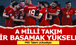 A Mili Takım bir basamak yükseldi