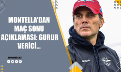 Montella'dan maç sonu açıklaması: Gurur verici