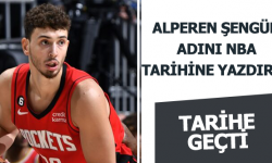 Alperen Şengün adını NBA tarihine yazdırdı!