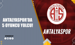 Antalyaspor'da 5 oyuncu yolcu!