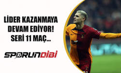 Lider Galatasaray kazanmaya devam ediyor! Seri 11 maç...