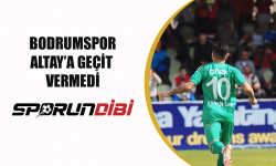 Bodrumspor, Altay'a geçit vermedi!