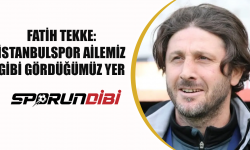 Fatih Tekke: İstanbulspor ailemiz gibi gördüğümüz yer