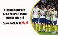 Fenerbahçe'nin Alanyaspor maçı muhtemel 11'i!