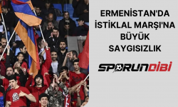 Ermenistan'da İstiklal Marşı'na büyük saygısızlık!