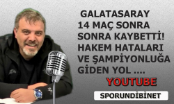 Galatasaray 14 maç sonra kaybetti! Hakem hataları...