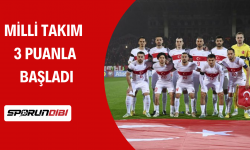 Milli Takım 3 puanla başladı!