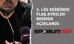 1. Lig ekibinde flaş ayrılık! resmen açıklandı...