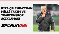 Rıza Çalımbay'dan Milli Takım ve Trabzonspor açıklaması!