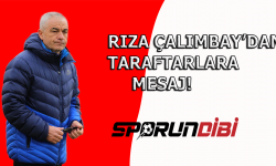 Rıza Çalımbay'dan taraftarlara mesaj!