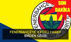 Fenerbahçe transferde son dakika! 3 isimden birden kötü haber geldi! Rota değiştirilecek
