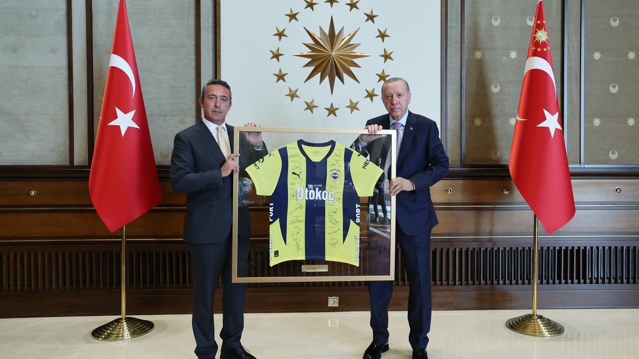 Cumhurbaşkanı Erdoğan Fenerbahçe Başkanı Ali Koç'u Kabul Etti!