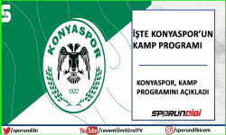 İşte Konyaspor'un kamp programı