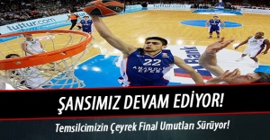 Anadolu Efes çeyrek final umutlarını korudu