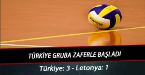 Türkiye gruba zaferle başladı