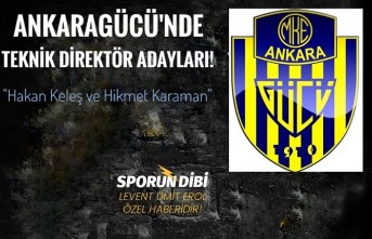 Ankaragücü'nde teknik direktör adayları!