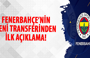Fenerbahçe'nin yeni transferinden açıklama!
