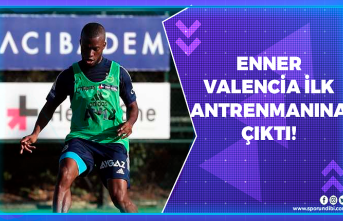 Enner Valencia ilk antrenmanına çıktı!