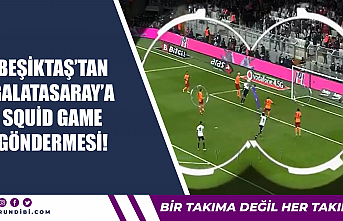 Beşiktaş'tan Galatasaray'a Squid Game göndermesi!