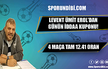 Levent Ümit Erol'dan Günün İddaa Kuponu!