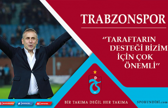 Abdullah Avcı: ''Taraftarın desteği bizim...