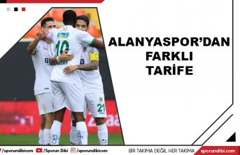 Alanyaspor'dan farklı tarife