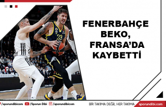 Fenerbahçe Beko, Fransa'da kaybetti